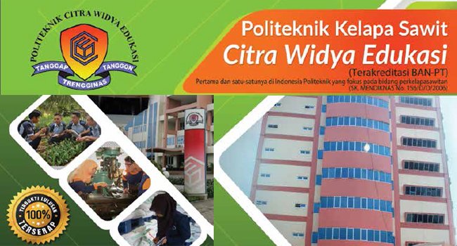 Politeknik Kelapa Sawit CWE Buka Pendaftaran Mahasiswa Baru