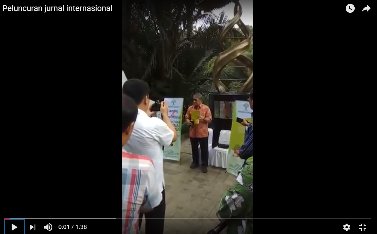 peluncuran jurnal internasional