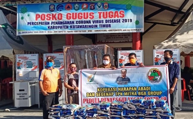 Koperasi Harapan Abadi Dukung Pemkab Kotim Tangani Covid-19