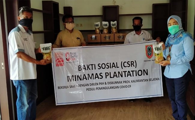 Minamas Salurkan 1000 liter Minyak Goreng Kepada Masyarakat