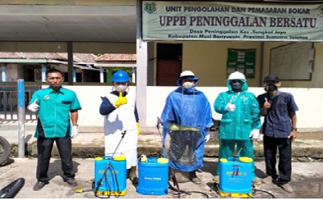 Petani Sawit pun Ikut Berpartisipasi Putus Sebaran Virus Corona (Covid-19)