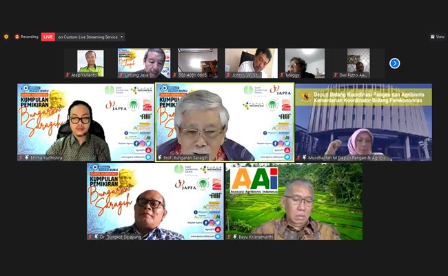 Menilik Jejak Pemikiran Bungaran Saragih, 76 Tahun Sang Begawan Agribisnis Indonesia