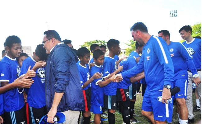 CTP Datangkan Pelatih Chelsea FC, Untuk Pesepak Bola Muda di Sumsel