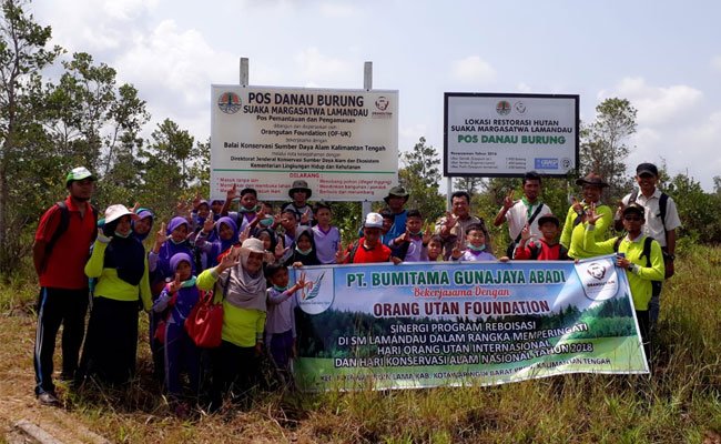 BGA Group & Orangutan Foundation Lakukan Reboisasi di Suaka Margasatwa Lamandau