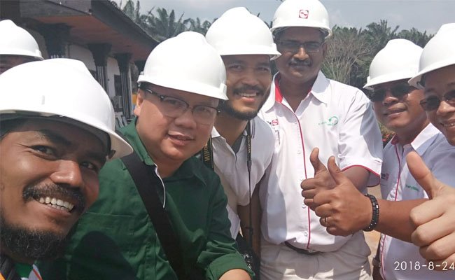 Perkebunan Kelapa Sawit PT SMART Belitung Dikunjungi Para Jurnalis