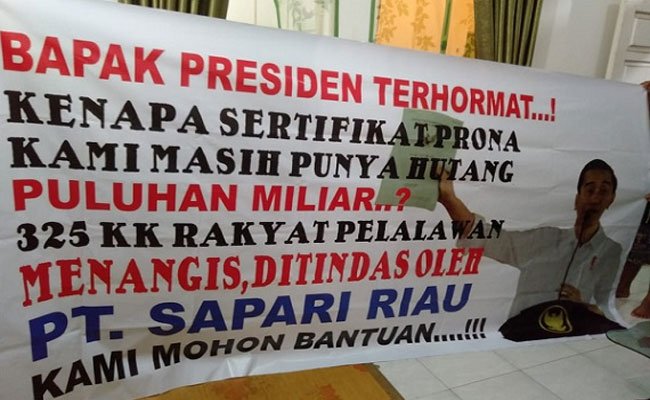 Anggota Koperasi TJM Tuntut Kejelasan Masa Hutang Ke PT Safari Riau
