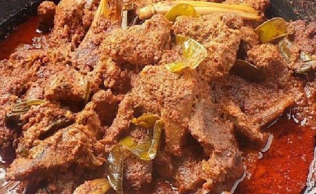 Masak Rendang Pakai Bumbu Racik Santan Sawit, Lebih Praktis dan Murah