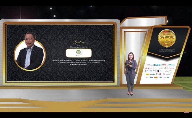 Pucuk Pimpian Astra Agro Dianugerahi Indonesia Most Acclaimed CEO 2021