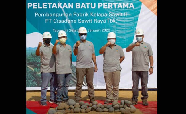 Cisadane Sawit Bangun Pabrik Sawit Kedua di Tapsel Senilai Rp 180 Milyar