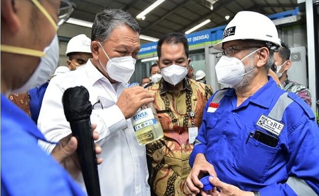 Produksi Bensin Sawit Direncanakan Berkapasitas 238,5 kilo liter/hari
