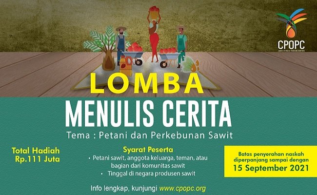 Masih Ada Waktu!! Lomba Menulis Cerita Pendek Tentang Kelapa Sawit