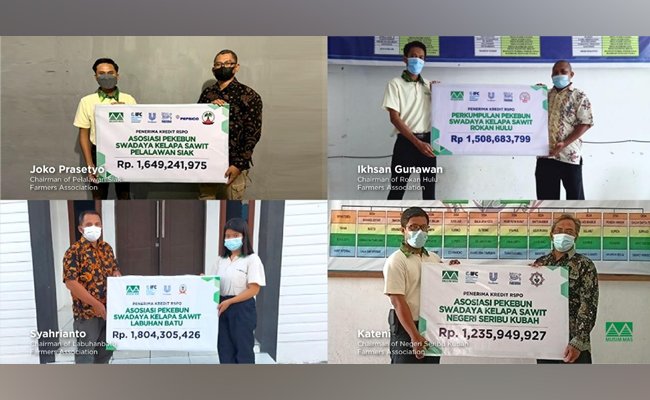 Petani Sawit Mitra Musim Mas Peroleh Insentif minyak Sawit Berkelanjutan Rp 6 Miliar
