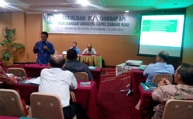 GAPKI Cab. Riau Sosialisasi Desa Tanggap Api