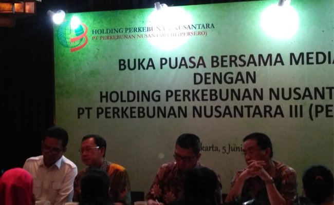 Laba PTPN 3 Ditarget Rp 700 Miliar