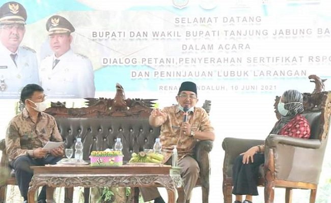 1.015 Petani Sawit Swadaya di Jambi Peroleh Sertifikat Minyak Sawit Berkelanjutan RSPO