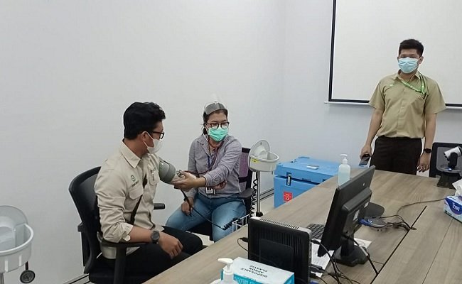 Apical Lanjut Vaksin Karyawan di Wilayah Balikpapan