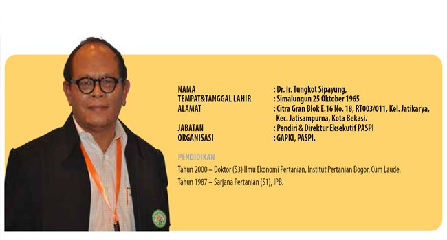 DR. IR. TUNGKOT SIPAYUNG, MEMASOK KEBUTUHAN MINYAK NABATI GLOBAL