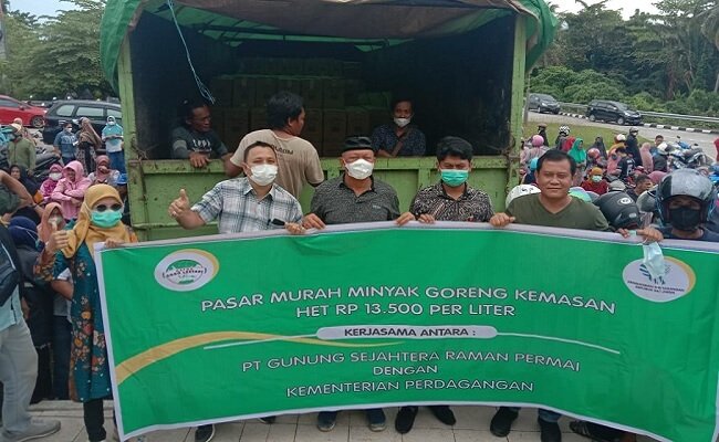 PT GSRP Salurkan 716.000 liter Minyak Goreng Sawit Di Sulawesi, Untuk Atasi Kelangkaan