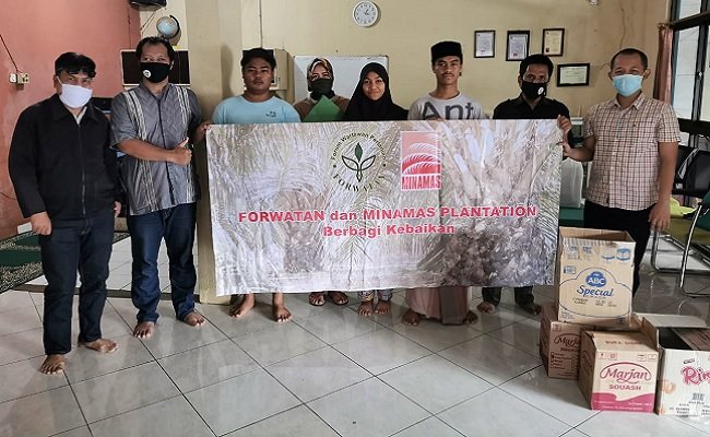Peduli Covid-19, Minamas Bersama Forwatan Bagikan Bantuan Sosial Ke Panti Asuhan