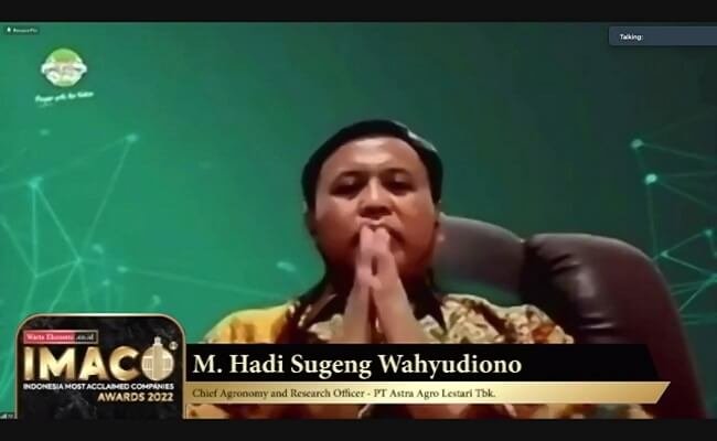 Inovasi Digital Astra Agro Peroleh Indonesia Most Acclaimed Companies Award