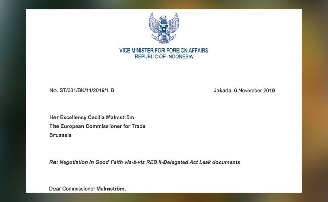 Indonesia Tegaskan Libatkan Sawit Dalam Perundingan UE CEPA