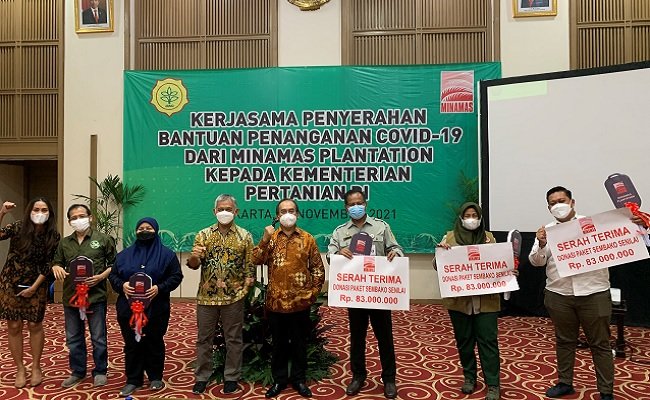 Perusahaan Sawit Minamas Donasikan 20 Ambulance dan Paket Sembako Di 7 Provinsi