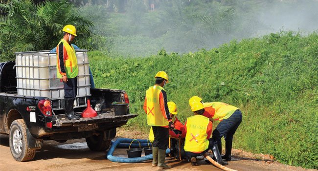 SAWIT ATASI KEBAKARAN LAHAN