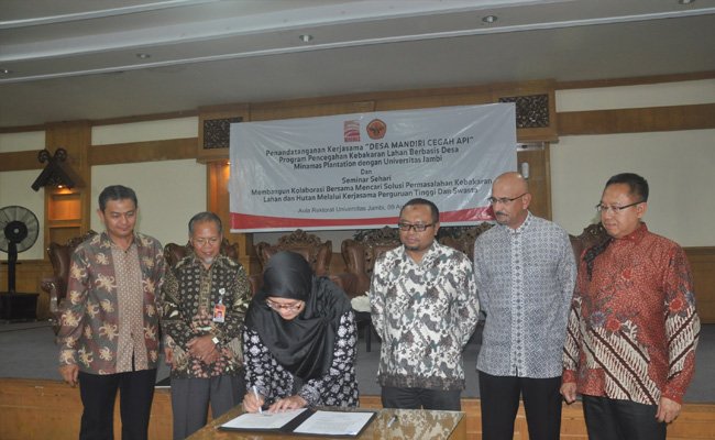 Minamas Gandeng UNJA, Temukan Solusi Tuntas Kebakaran Lahan