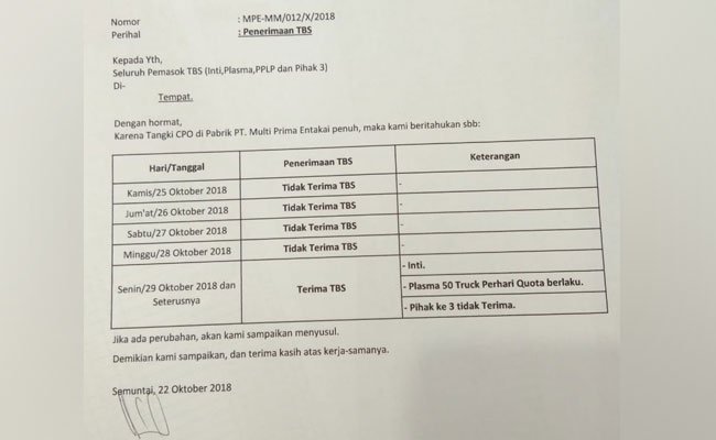 Petani Sawit Desak Presiden Jokowi Atasi Gejolak Harga Sawit
