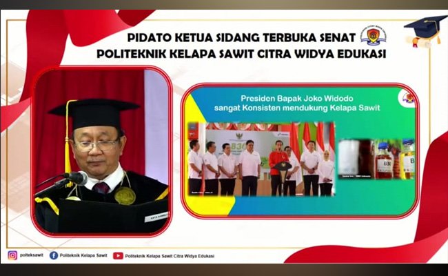 Angkatan Ke 13 Poltek Kelapa Sawit CWE Luluskan 211 Wisudawan dan Bersertifikat LSP PHI