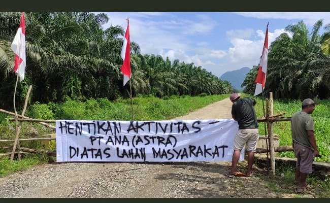 Harga CPO Melangit, Lahan Warga Tergerus Astra Agro