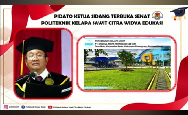 Lulusan Poltek Kelapa Sawit CWE, Membangun Sawit Berkelanjutan