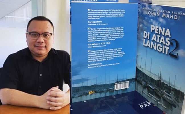 Praktisi Komunikasi  Sawit Tofan Mahdi Terbitkan  Buku  Pena di Atas Langit 2