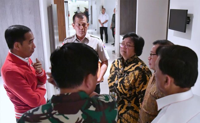Di Pekanbaru, Menteri LHK Ratas dengan Presiden Bahas Efektivitas Penanganan Karhutla