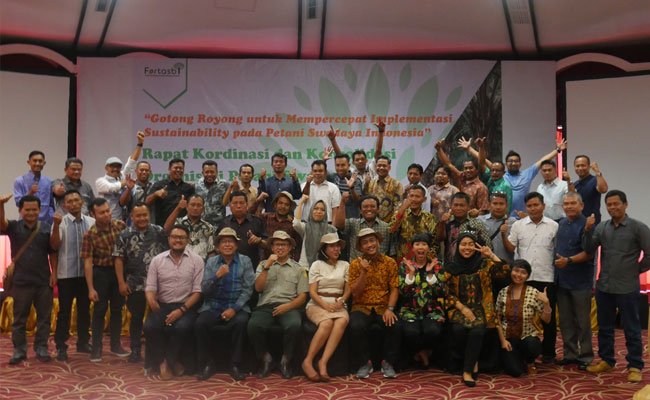 Petani Sawit Swadaya Anggota Fortasbi, Bangun Kolaborasi ISPO dan RSPO