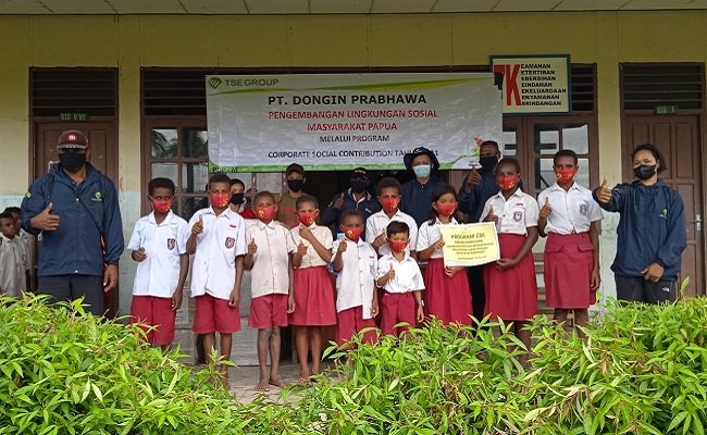 Dongin Prabhawa Dorong Semangat Belajar Anak Pedalaman Papua